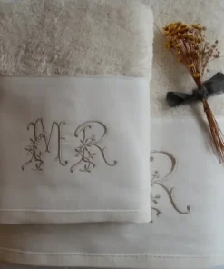 Toallas con jareta de lino